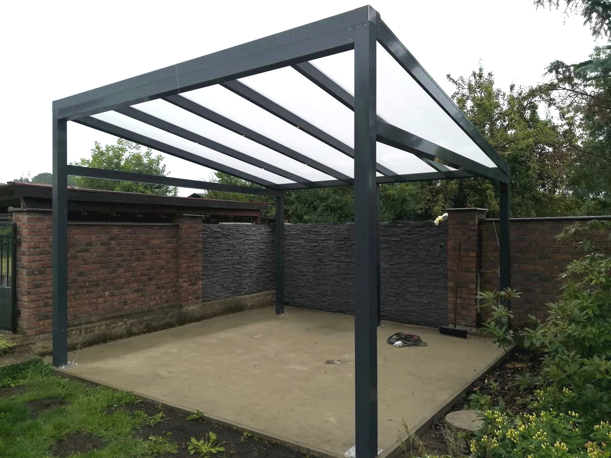 pergola z hliníkových profilů