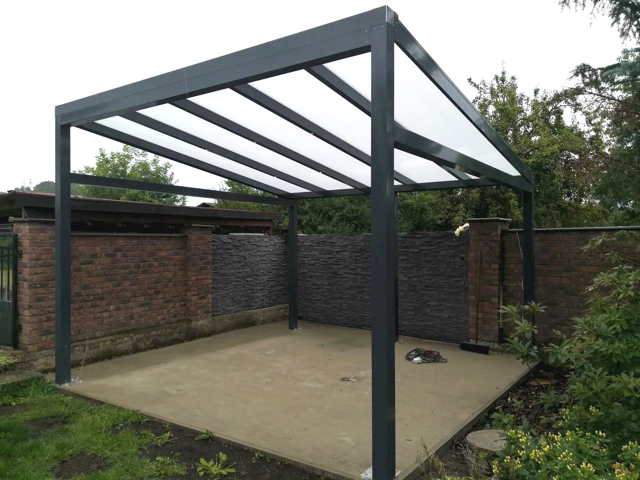 pergola z hliníkových profilů